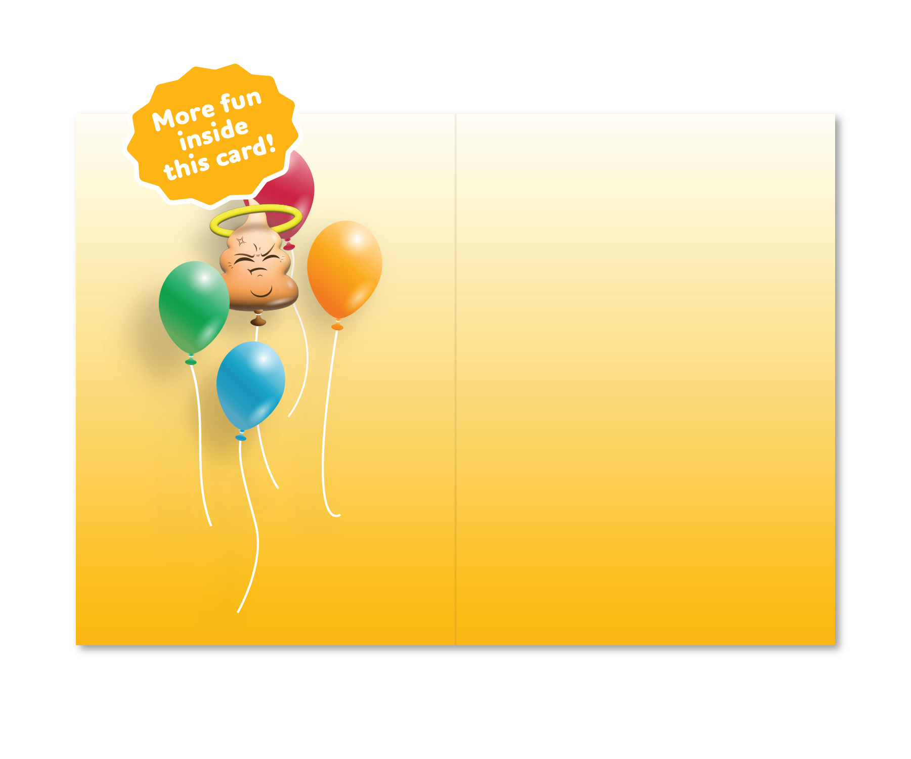 Crappy Birthday - Yellow - Greeting Card