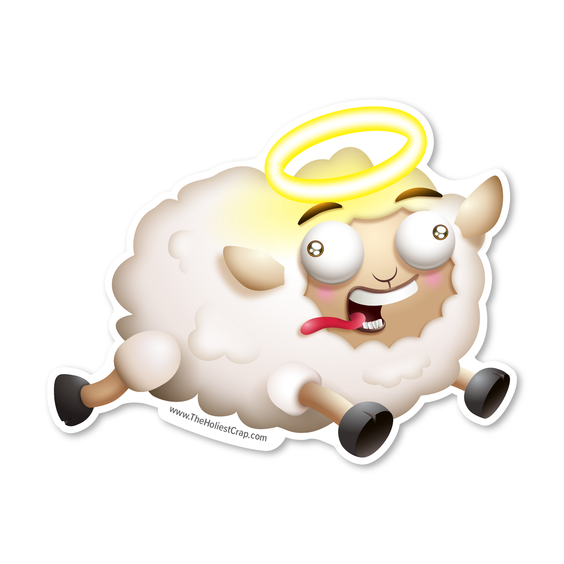 Holy Sheep - Vinyl Sticker - 3 inch