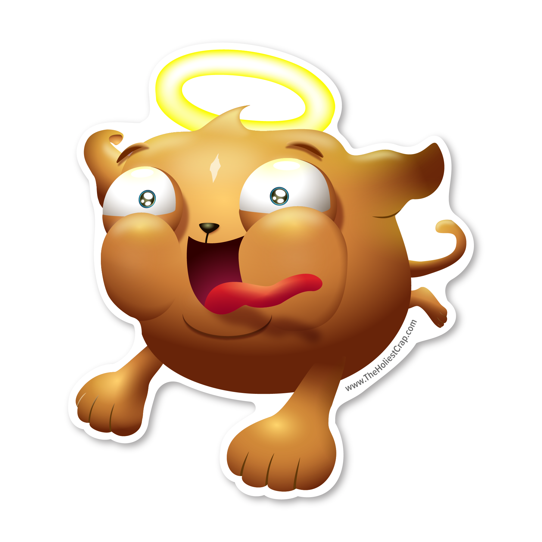 Innocent Puppy - Vinyl Sticker - 3 inch